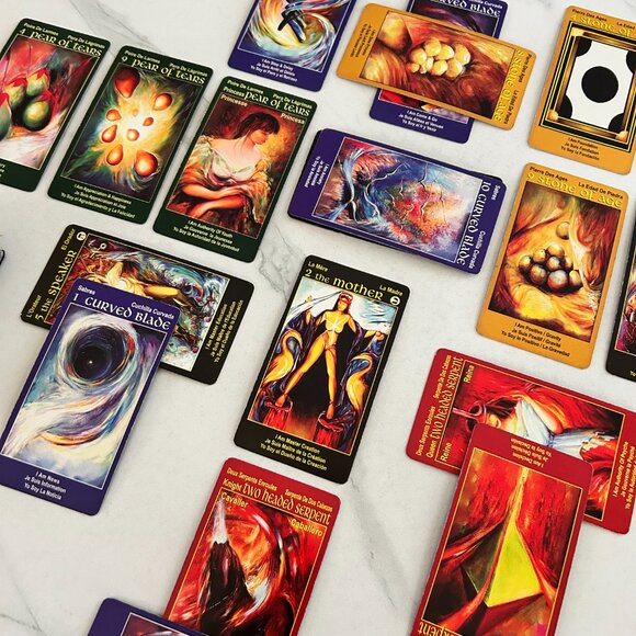 I Am One Tarot Deck 78 Cards Instructions Text & Spiral Spread Map - Picture 14 of 14